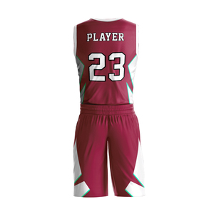 ชุดบาสเก็ตบอลแบบแห้งเร็วสำหรับผู้ชาย,ชุดยูนิฟอร์มบาสเกตบอลแบบสั่งตัดพิมพ์โลโก้ได้ตามต้องการ - Product Image 6