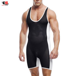 Nouveau Gym formation lutte maillots unisexe levage haltérophilie sur mesure maillots pour combat porter 100% Polyester haut - Product Image 4