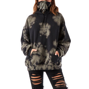 Venta al por mayor de las mujeres más nuevas de moda más vendidos mejor precio Tie Dye impreso Street Wears sudaderas con capucha para las señoras - Product Image 1