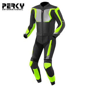 Traje de carreras de cuero para hombre, nuevo diseño, venta al por mayor - Product Image 3