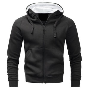 Rrival lank pparel ustom Uff enjuagado oodie stomustomizado OGO Abel intage Men ipper oodie - Product Image 4