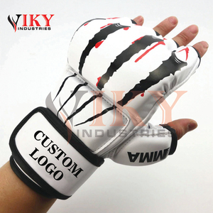 Guantes de MMA de Piel Sintética Personalizados de Alta Calidad, Fabricados por Proveedor de Primera Clase, con Servicio OEM y Medios Dedos - Product Image 6