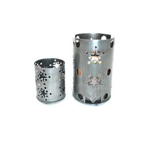 เชิงเทียนโลหะสไตล์วินเทจสำหรับตกแต่งบ้านเชิงเทียนโลหะสุดสร้างสรรค์เชิงเทียนสำหรับตกแต่งบ้านเชิงเทียนแฮนด์เมด - Product Image 3