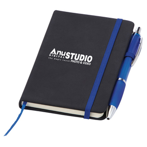 Sổ Tay Noir Bút Cong Sành Điệu Có Nắp Lưng Cứng Màu Đen Sổ Tay Nhật Ký Màu Kích Thước Tùy Chỉnh Logo - Product Image 4