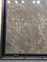 Carreaux de sol en céramique et porcelaine Bluetone 600x600mm, épaisseur 9mm, finition brillante, noir métallique, résistants aux acides, carreaux d'intérieur OEM