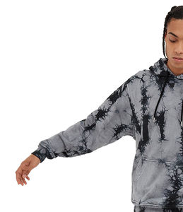 Vente en gros de pull à capuche respirant pour hommes grande taille anti-encombrement imperméable style hiver en noir blanc décontracté approvisionnement en vrac OEM - Product Image 4
