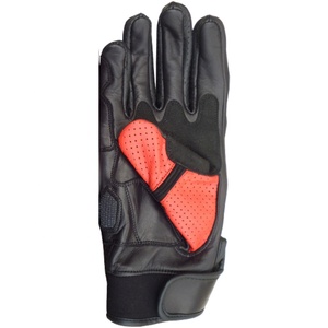 Guantes de Carreras Keven de Cuero, Completos, Rojos y Negros, Transpirables, Impermeables, Compatibles con Pantalla Táctil, Antideslizantes, con Gancho Ajustable - Product Image 3