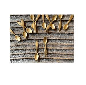 La mejor calidad, latón pronto, diseño de piña y mango largo, acero espejado, cocina y mesa, cuchara de latón, superventas - Product Image 6