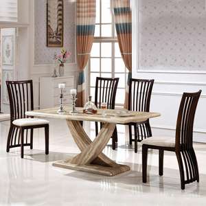 Ensemble de salle à manger design moderne Greta 1 + 6 pièces - Product Image 1