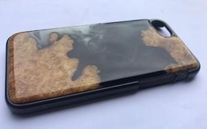 Coque rigide en bois pour tablette Android, étui de téléphone portable de haute qualité, résine - Product Image 4