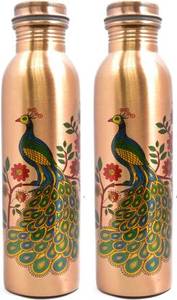 High Quality Best Selling Pure Copper Water <b>Bottle</b> Enamel Printed 950 <b>ml</b> - Product Image 4