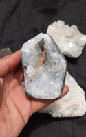Achetez des spécimens minéraux naturels d'apophyllite Radha Arts, cluster de stélibite, cristal de guérison, géode pour la décoration de la maison, prix de gros