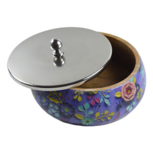 Tarro de diseño de moda para almacenamiento de cocina, tarro de galletas con acabado esmaltado, diseño de galletas con tapa, diseño de madera a precio barato - Product Image 5