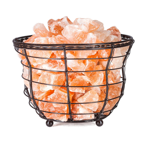 Impex pakistan โคมไฟเกลือหิมาลายัน100% สีชมพูเป็นมิตรกับสิ่งแวดล้อม - Product Image 1