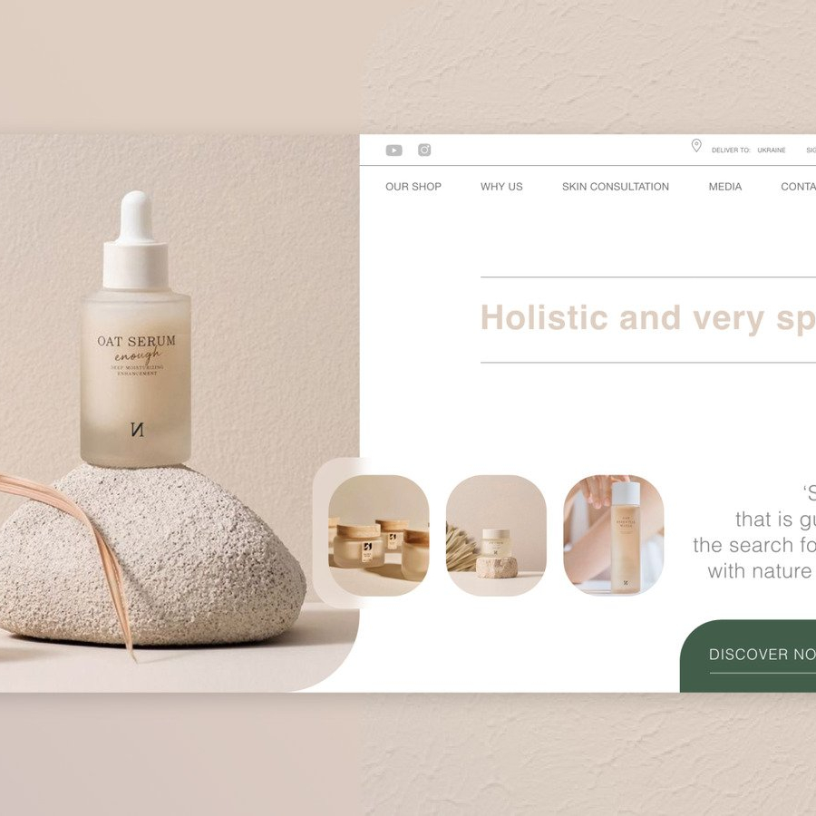 Online Best skin care products website Development Company | Cosmetics Ecommerce website Design