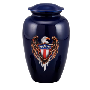 D'intérieur en laiton et aluminium, tableau d'aigle classique bleu, commémoratif du populaire us/européen - Product Image 2