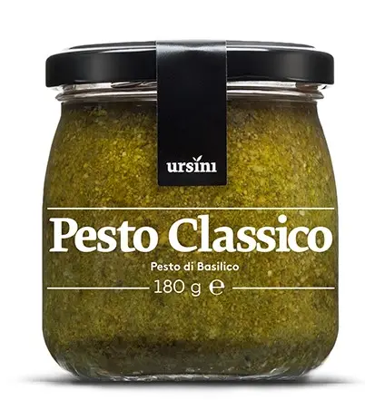 Pesto Classico italiano con basilio e pinoli