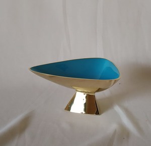 Tazón de sopa esmaltado de latón Vantage Modern Fancy Luxury Nuevo diseño de latón esmaltado para el hogar y la cocina Uso de fiestas de deshierbe - Product Image 2