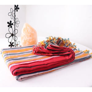 Toalla de playa turca Kikoy de la mejor calidad, toalla Kikoy de 100% algodón, elegantes Toallas de playa de golf a rayas tradicionales de la India - Product Image 6