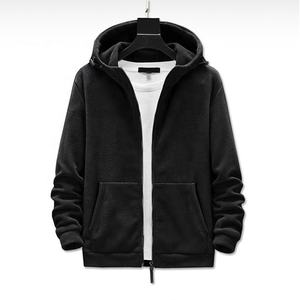 Chaqueta de lana con capucha personalizada para hombre, abrigo cálido informal y suelto, con nuevo diseño de cremallera, a prueba de viento, para invierno, talla grande - Product Image 6