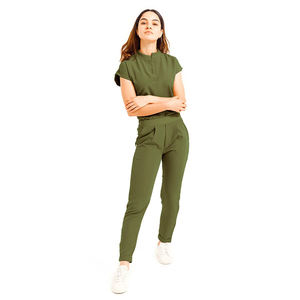 Private Label Scrubs médicaux de luxe Uniformes hospitaliers tendance grande taille pour femmes - Product Image 4