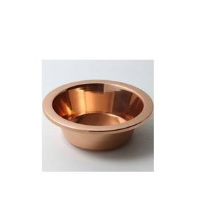 Bols à mélanger en cuivre or et ustensiles de cuisine et restaurats et bol en cuivre pur salade pour pièce de petite taille - Product Image 2