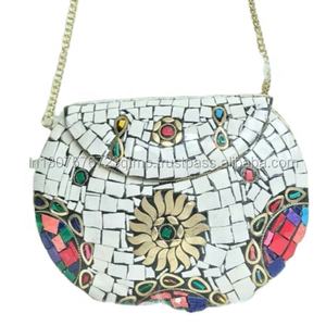 Lemerartz — pochette en mosaïque en métal et laiton, pour fête de mariage, nouvel arrivage, au meilleur prix - Product Image 1