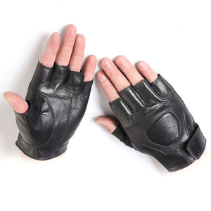 Waterproof Leather Motor Heat Resistant Driver Genuine Leather Gloves Summer driving gloves - Product Image 5