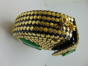 Party Sling Clutch Mosaic Bag Stone Clutch Ethnic Metal Vintage Handmade - Product Image 3