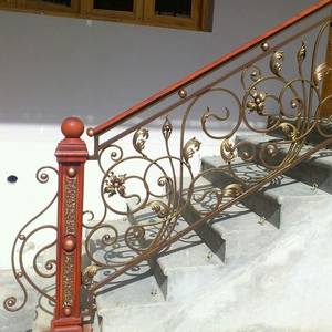 Yogotop — 15 — balustrade d'escalier d'intérieur en métal, balustrade de balcon en fer forgé, luxueux - Product Image 5