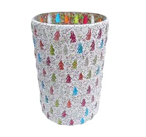 Bunte Glasvase dekorativer Kristall und schlägt attraktiven Look runder Boden kosten günstige Glas blumenvase