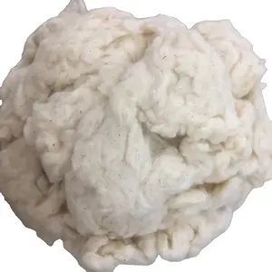 Lickerin/kart Fly/düz şeritler/Comber Noil Vietnam tekstil atık % 100% pamuk malzeme fildişi renk-bayan floransa