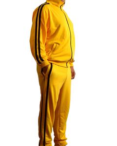 Chándal personalizado de velour tech para hombre, conjunto de chándal deportivo de terciopelo y nailon, ropa de calle reflectante para gimnasio - Product Image 4