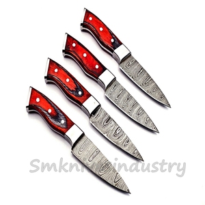 Grandsharp — ensemble de couteaux de Chef de cuisine élégants, faits à la main, damas avec kit en cuir (smk318), 04 pièces - Product Image 2