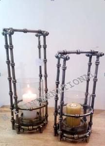 Linterna de Metal de alta calidad y tarros de velas estilo moderno de moda al por mayor a granel para decoración del hogar último diseño portavelas de moda - Product Image 2