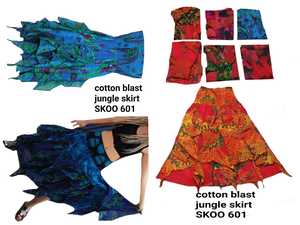 2021 Offre Spéciale mode Femme Nouveau Coton Jupes Boho Conception Cravate Colorée Dames Sexy Jupes Décontractées - Product Image 2