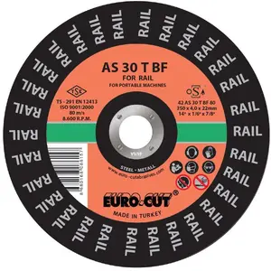 Qualità speciale per il trasporto Ferroviario Disco di Taglio Abrasivo Ruota 300x4x22mm 12 pollici con OSA certificato per la acciaio inox e Metallo
