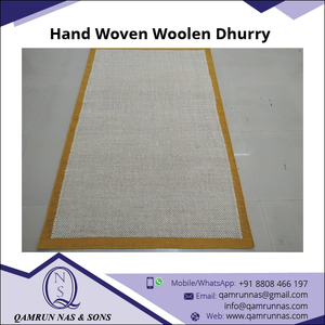 100% len tùy chỉnh cá nhân Boho dệt Dã Ngoại Thảm Trắng cam cho phòng ngủ nhà khách sạn phòng tắm cầu nguyện-Đặt hàng số lượng lớn có thể truy cập - Product Image 4