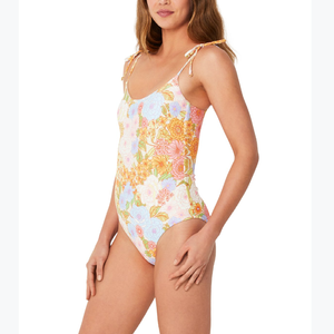 CARVICO <span class=keywords><strong>Vita</strong></span> ชุดว่ายน้ำชิ้นเดียวพิมพ์ลายดอกไม้สายผูกไหล่ทำเองชุดว่ายน้ำบิกินี่ชิ้นเดียว - Product Image 5