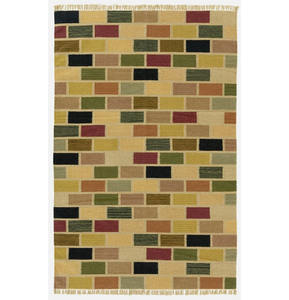 Juego de alfombras tejidas planas hechas a mano de lana de lujo Vintage para decoración del hogar - Product Image 2