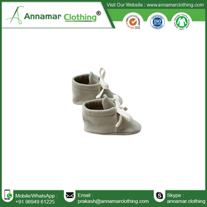 Des bottes unisexes pour bébé en tissu 100% coton, vente en gros, à personnaliser, prix d'usine - Product Image 2