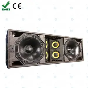 双 15英寸有源无源线阵列扬声器功率 pro 音频扬声器三路强力线阵列扬声器 V215