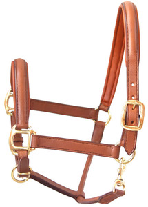 COLLIER DE CHEVAL EN CUIR DE QUALITÉ PREMIUM FABRICANT AVEC REMBOURRAGE EN CUIR SOFTY LAITON CUIR HARDWAR COLLIER DE CHEVAL - Product Image 3