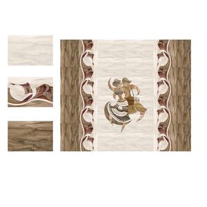 <b>Brick</b> look embossed pattern glossy glazed digital ceramic wall tiles 300x450mm - Product Image 4