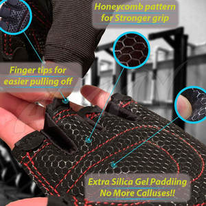 Logo personnalisable Gants d'entraînement de 18 + pouces Gants d'haltérophilie sur mesure avec support de 18 + pouces - Product Image 5