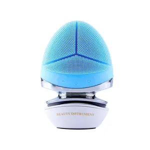 Wireless electric facial cleansing brush private label instrument