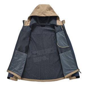 Veste Softshell d'hiver personnalisée pour homme, 100 % imperméable, respirante, réversible, idéale pour les activités de plein air, design haut de gamme - Product Image 4