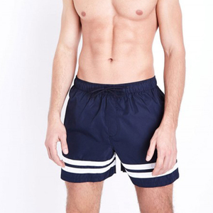 Short de plage multicolore pour hommes, imprimé Logo personnalisé, blanc, décontracté, été, Surf, Short, maillot de bain, vente en gros - Product Image 2