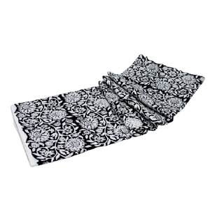 Léger fabriqué à la main coureurs indiens motif floral bloc de main imprimé coton Stori tissu pour la décoration intérieure pour les filles - Product Image 4