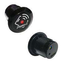 Lector de Tarjetas RFID Pegasus Mini de Montaje Empotrado, 125KHz, Negro, 39.7mm